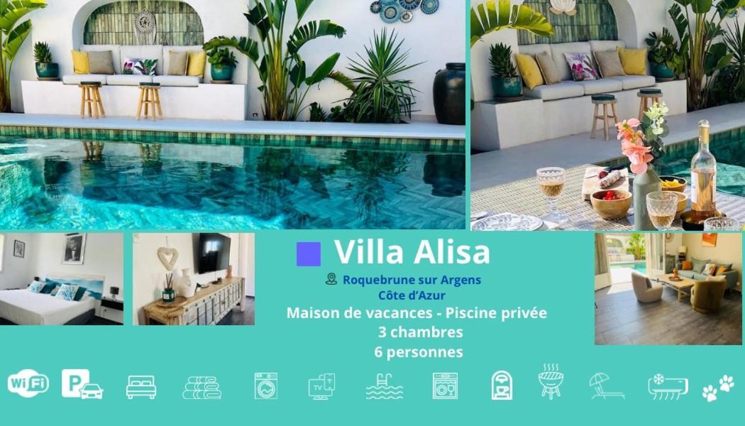 Villa Alisa Avec Piscine Privee 罗克布伦河畔阿尔让 外观 照片